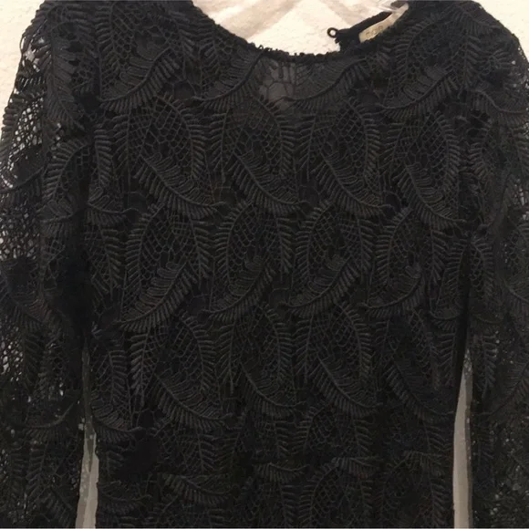 Maje Black Maxi Dress with Bishop Sleeves for Cocktail Events - Picture 6 of 9